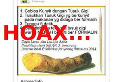 Beredar Broadcast Pembuatan Tusuk Gigi Anti Boraks, Penemunya Angkat Bicara