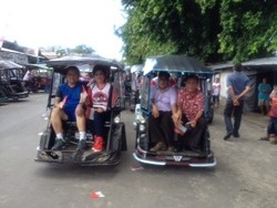 Berbentor Ria, Ketua DPD Sapa Warga Talaud