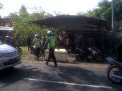 Polisi Bubarkan Konvoi Pelajar di Bantul