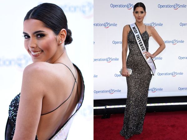 Miss Universe 2014 Paulina Vega Seksi Pamer Punggung