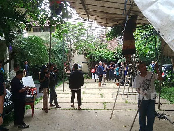 Suasana di Rumah Duka Didi Petet
