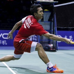 Jonatan Christie Dikalahkan Chen Long, Indonesia Kini Tertinggal 1-2 dari China