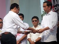 Jokowi Hadiri Jambore Relawan