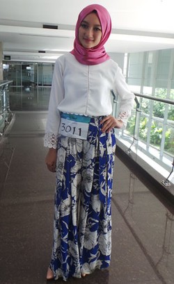 Foto: Penampilan Stylish Peserta Sunsilk Hijab Hunt 2015 asal Makassar