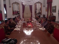 Begini Suasana Rapat Jokowi dengan Para Petinggi Lembaga Negara