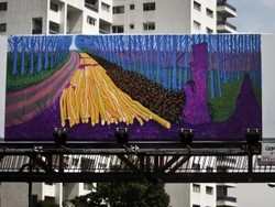 1500 Billboard Raksasa di Teheran Diganti Karya Seni
