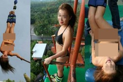 Turis Cantik Nekat Bungee Jumping Telanjang di Thailand