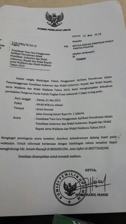 Kubu Agung Laksono Diundang KPU ke Sosialisasi Pilkada