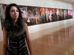 Bikin Lukisan Jagal, Sara Shamma Riset ke Toko Tukang Daging