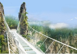 Jembatan Kaca Terpanjang & Tertinggi di Dunia Ada di Tiongkok