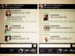 Beredar! Capture BBM Robbi saat Jual Artis-artis Kelas Atas