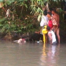 Empat Hari Hilang, Jasad Bocah SD Tenggelam di Sungai Sampeyan Ditemukan