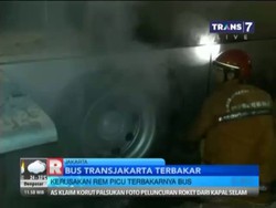 Bus Transjakarta Terbakar lagi
