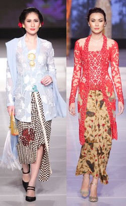 Adjie Notonegoro dan Marga Alam Tampilkan Kebaya Klasik Sampai Modern