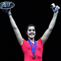 Senangnya Carolina Marin Kembali ke Pelatnas Cipayung