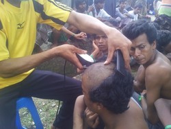 Agar Mudah Dikenali, Imigran di Aceh Timur Digunduli