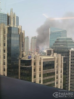 Kebakaran Terjadi di Jalan Senopati, 15 Mobil Pemadam Meluncur