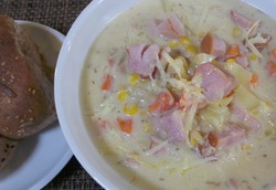 Resep: Smoked Chicken Chowder