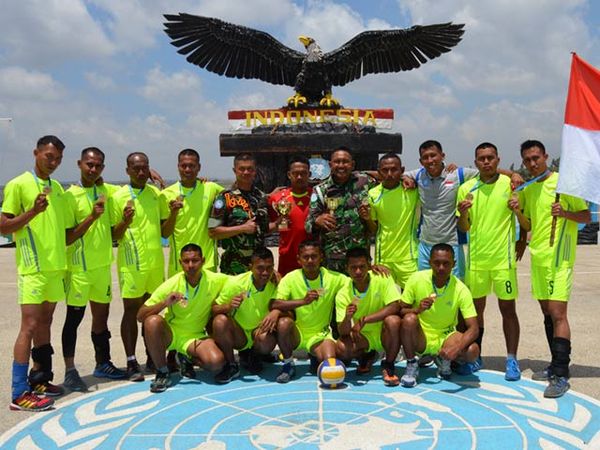 Kontingan Garuda Juara Bola Voli di Libanon