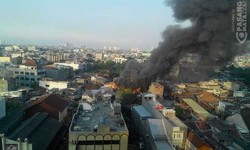 Kebakaran di Senen Landa 3 RT Kawasan Padat Penduduk