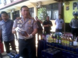 Ribuan Botol Miras di Sleman Disita, Termasuk Miras Campuran Pisang Klutuk