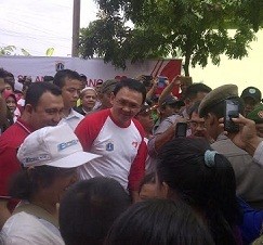 Ahok Tiba di Rusun Pinus Elok Jaktim, Warga: Tolong Perhatikan Nasib Wong Cilik