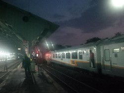 Lokasi Kecelakaan KA Bangunkarta di Cirebon Mulai Dilintasi Kereta
