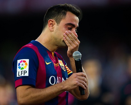 Xavi Tak Sanggup Menahan Haru