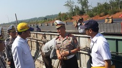 Cek Pekerjaan Tol Cikapali, Kakorlantas Polri: H-10 Lebaran Selesai