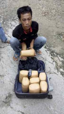 Pengedar Ganja Tingkat Desa Dibekuk Polres Inhu