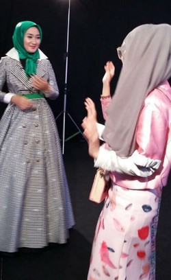 Ketika Dian Pelangi Berjoget di Audisi Sunsilk Hijab Hunt 2015 Bandung