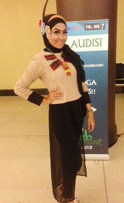 Foto: Totalitas Penampilan Peserta Audisi Sunsilk Hijab Hunt Bandung