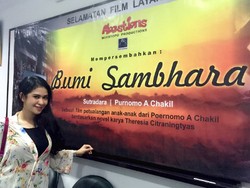 Afril Rania, Putri Raja di Film Bumi Sambhara