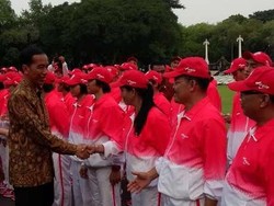 Atlet Lari dan Dayung SEA Games Janjikan 15 Emas, Jokowi: Saya Catat