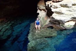 Brasil Punya Sungai Bawah Tanah Super Jernih, Nyaris Transparan