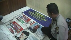 Lukis Logo ISIS di Dinding, Untung Diamankan TNI dan Digelandang ke Polisi