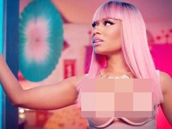 Seksi Pakai Bra Pink, Nicki Minaj Bermesraan Bareng Tunangan di Video Klip Baru