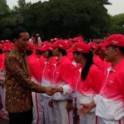 Pelepasan Kontingen Atlet SEA Games, Jokowi: Kalian yang Terbaik!
