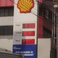 Harga Bensin Shell Naik, Jenis Super Jadi Rp 9.100