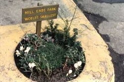 Ini Dia Taman Terkecil di Dunia, Hanya Berdiameter 60 Cm!