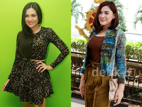 Vicky Shu Lebih Cantik Berambut Panjang atau Pendek?