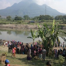 Lokasi Kemunculan Buaya di Kali Porong Jadi Tempat Wisata Dadakan