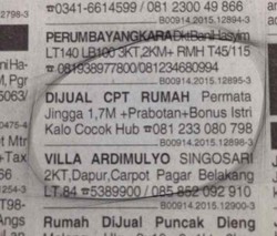 Perempuan Cantik Mantan Model ini Jual Rumah di Malang dan Siap Diperistri