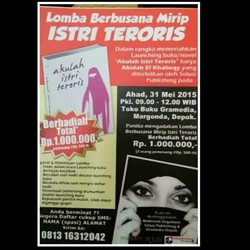 Lomba Berbusana Mirip Istri Teroris di Gramedia Depok Hoax!