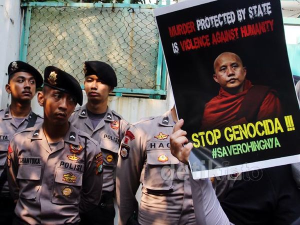 Kedubes Myanmar Kembali Didemo Kasus Rohingya