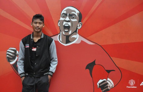 Bangganya Bagas Bikin Gol di Old Trafford