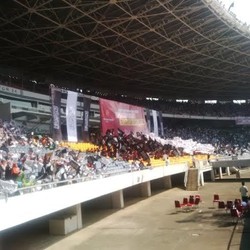 Gelar Rapat dan Pawai Akbar, Ratusan Ribu Massa HTI Penuhi GBK