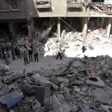 Serangan Bom Barel Militer Suriah Tewaskan 45 Warga Sipil