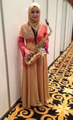 Ainun Amalia, Hijabers yang Piawai Main Saksofon di Sunsilk Hijab Hunt Jakarta