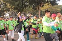 Hangatnya Suasana Hugging Walk, Jalan Sehat untuk Mendukung ODHA